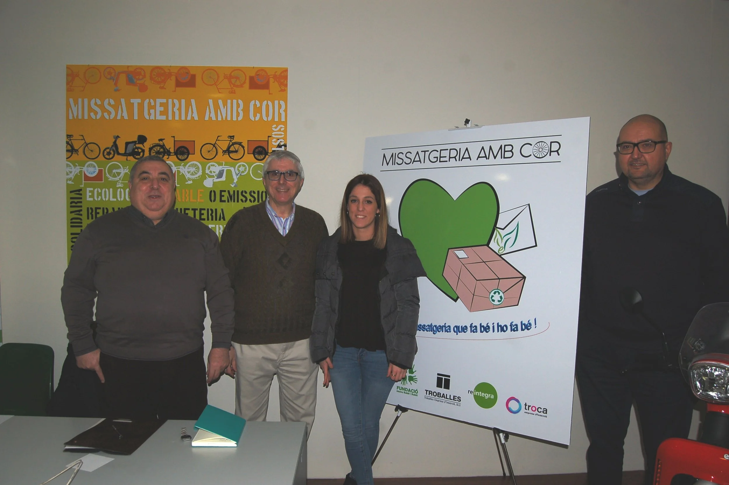 Neix la primera missatgeria ecològica i  sostenible de Lleida: Missatgeria amb Cor