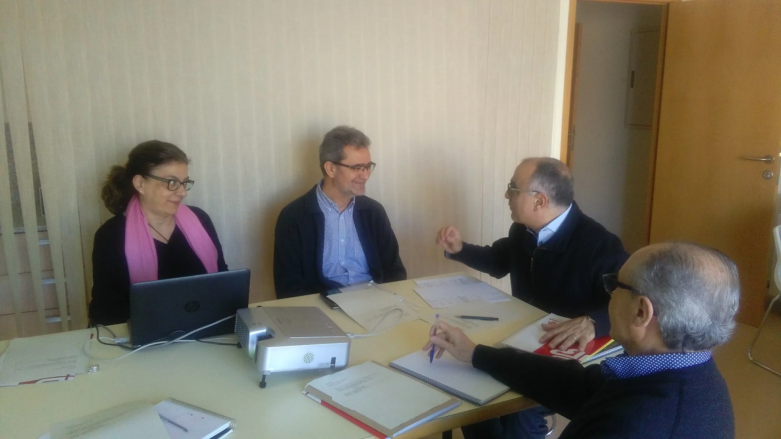 Membres de Càritas Espanyola ens ajuden en la captació de socis i la relació amb les empreses.