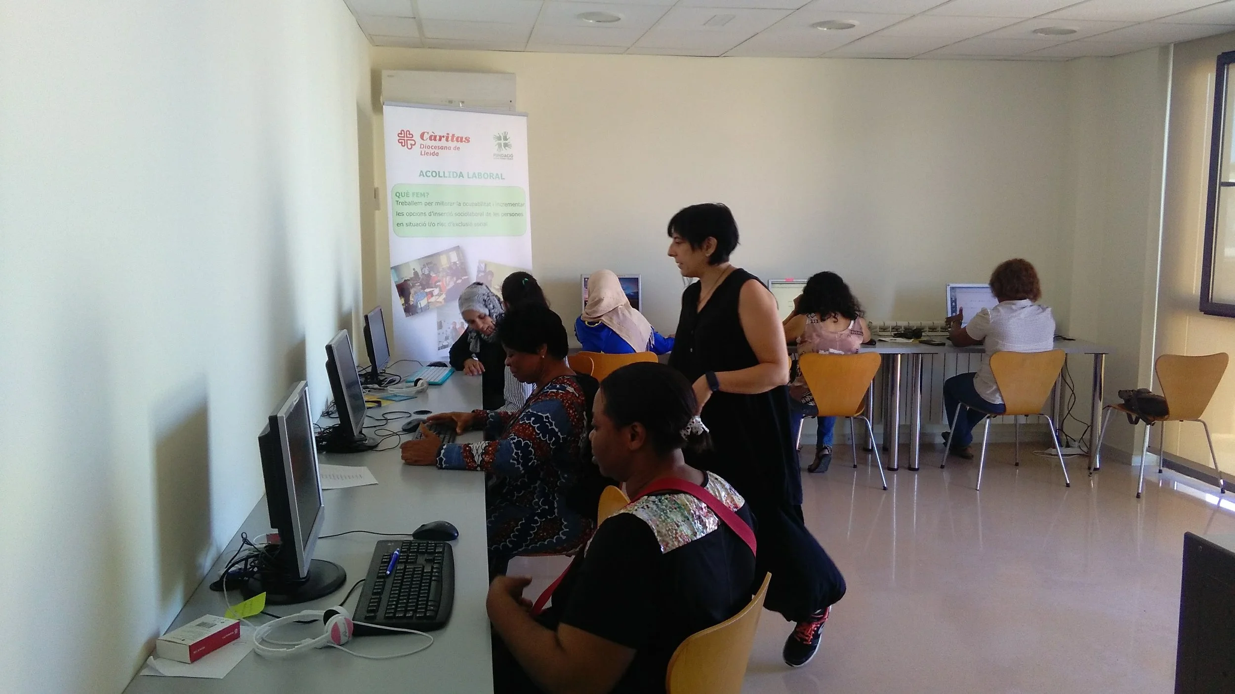 El taller fils per la inserció es traslada a la Fundació Jaume Rubió i Rubió