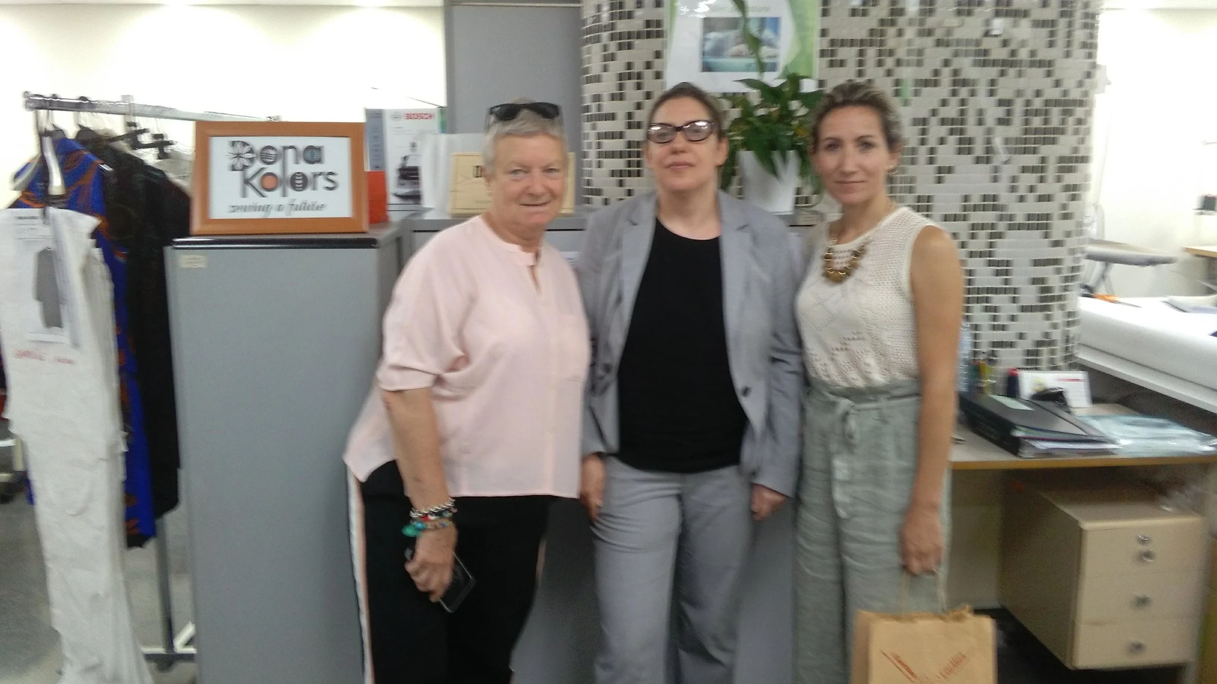 Fil Per Randa visita Dona Kolors.