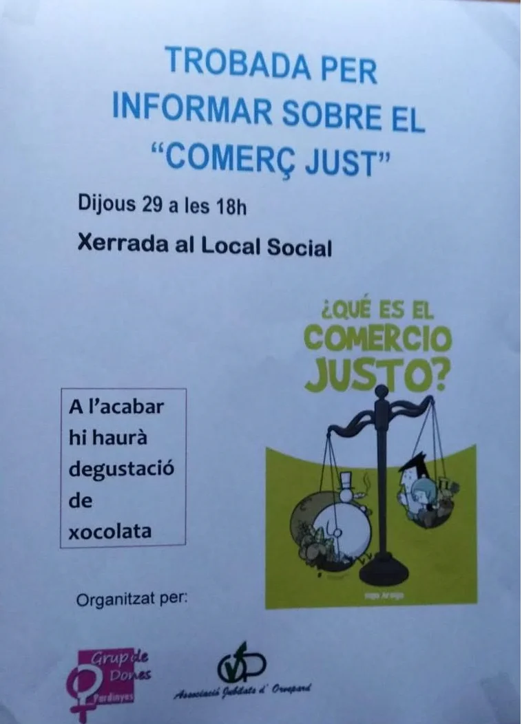 Xerrada sobre el comerç Just a Pardinyes?