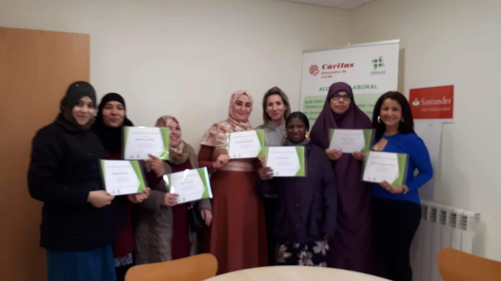 Lliurament de diplomes del curs FILS PER A LA INSERCIÓ de la Fundació Jaume Rubió i Rubió