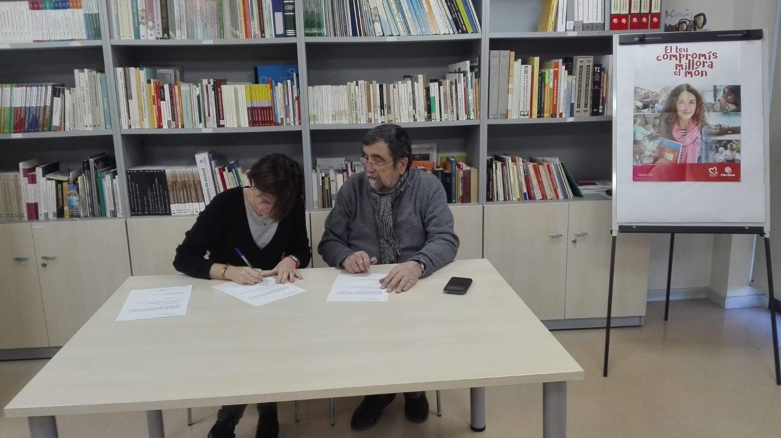 El Banc de Recursos fan una donació d'ordinadors a Càritas Diocesana de Lleida i a la Fundació Jaume Rubió i Rubió