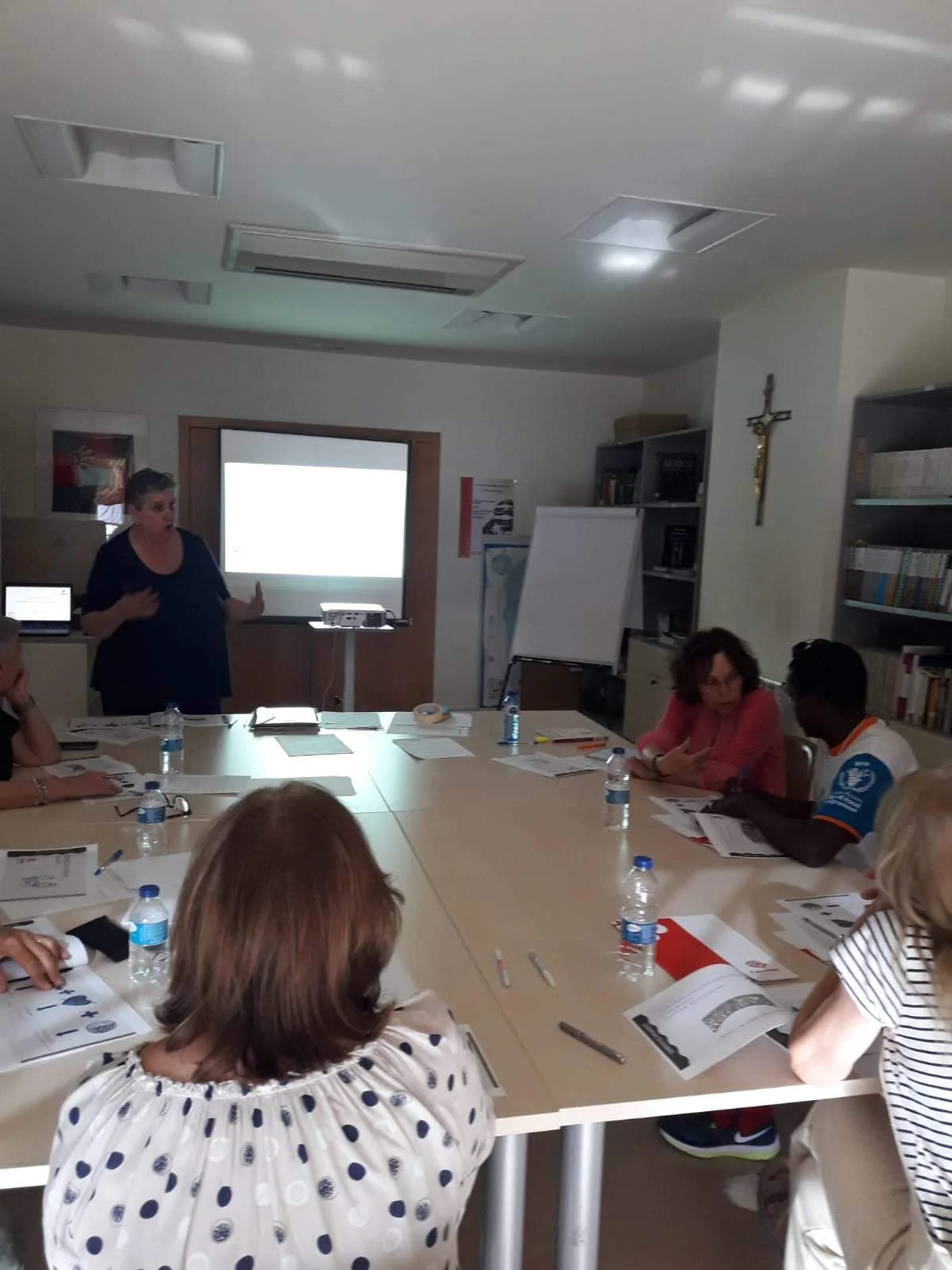 Curs de voluntariat a Càritas Diocesana de Lleida.