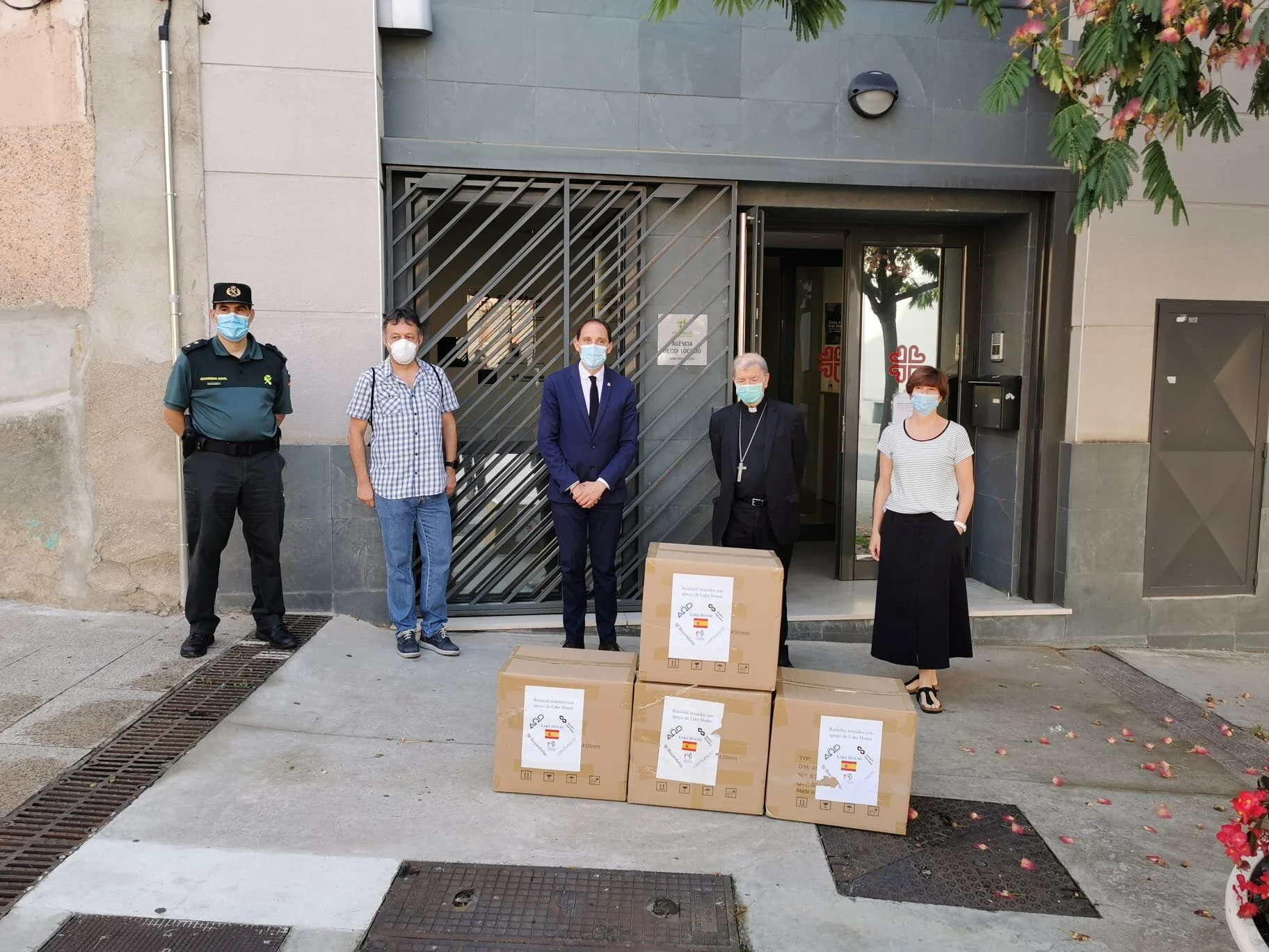 Càritas rep 10.000 mascaretes i reforça el seu paper cabdal en aquesta crisi