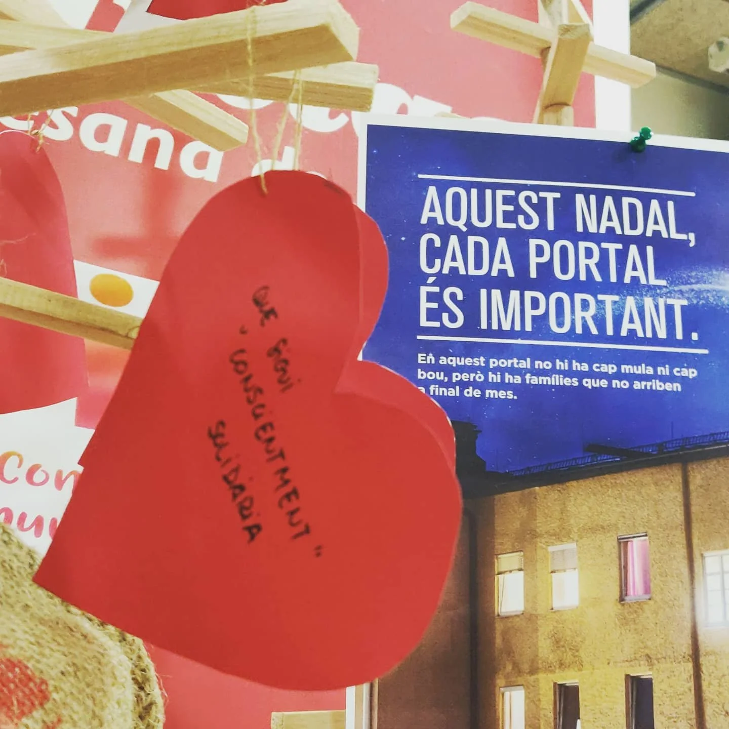 Celebrem Nadal amb el desig de seguir creant un món més just