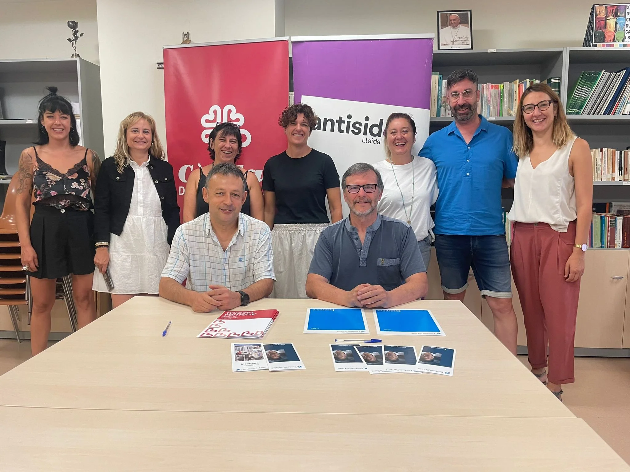  Signem un conveni amb la Fundació Antisida per millorar la qualitat de vida de les persones que atenem