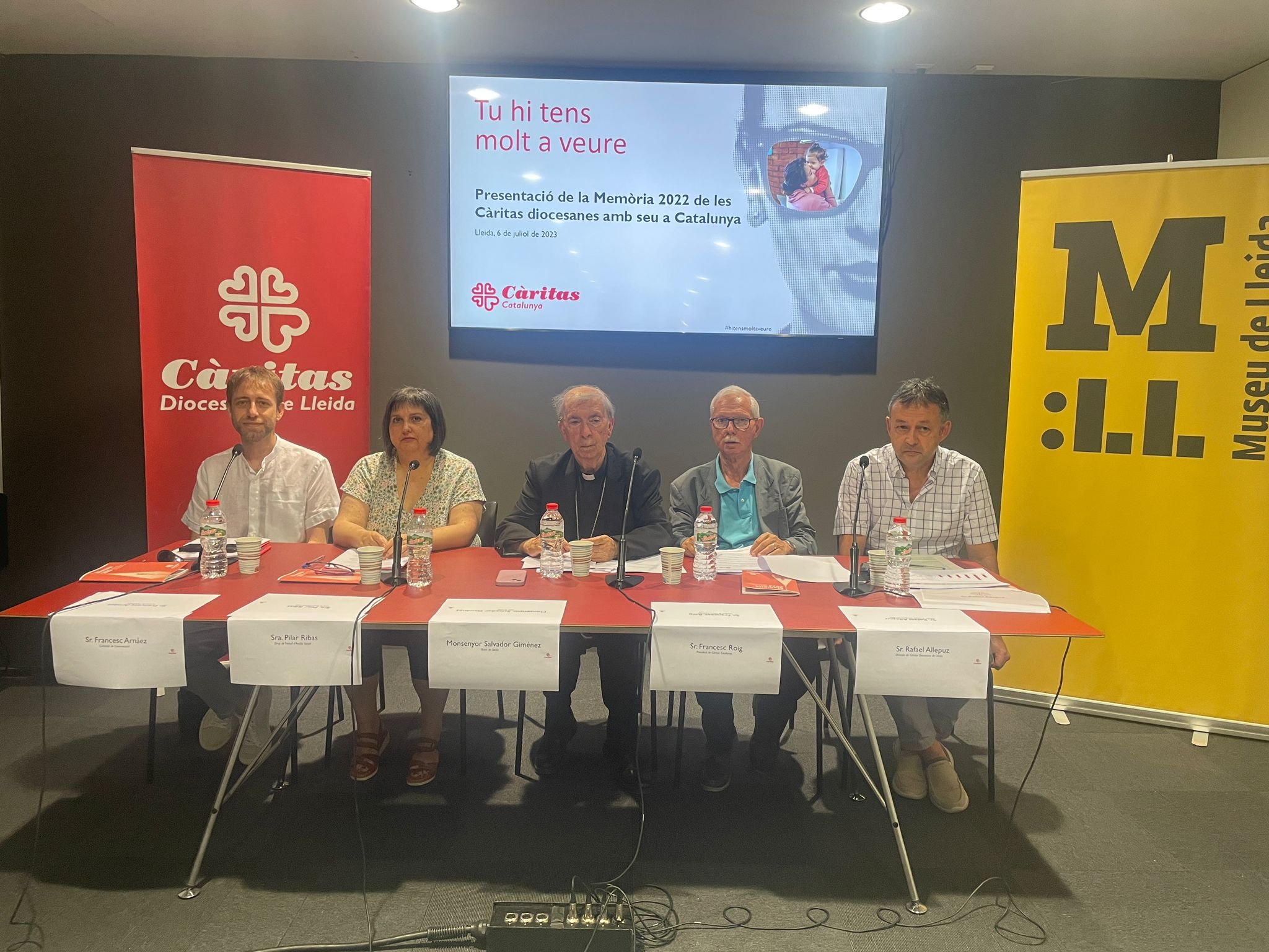 Acollim la presentació de la Memòria Anual 2022 de les Càritas amb seu a Catalunya