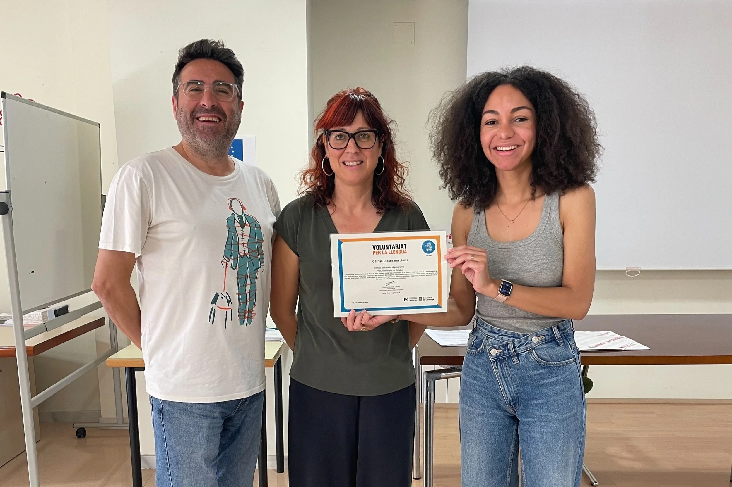 Ens adherim al programa Voluntariat per la Llengua a Lleida i Almenar