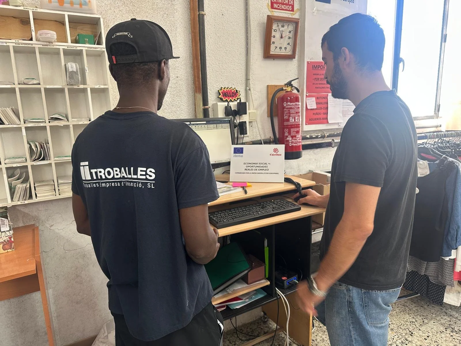 Troballes acompanya 9 persones cap a la inclusió social i laboral 