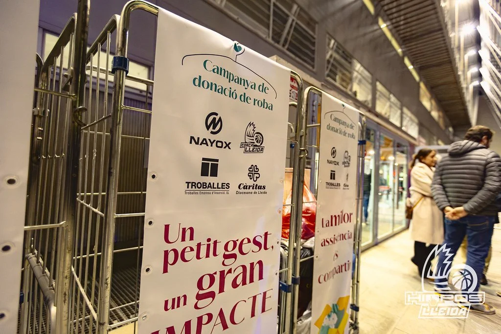 Troballes, Força Lleida i Nayox impulsen una recollida de roba solidària al Barris Nord