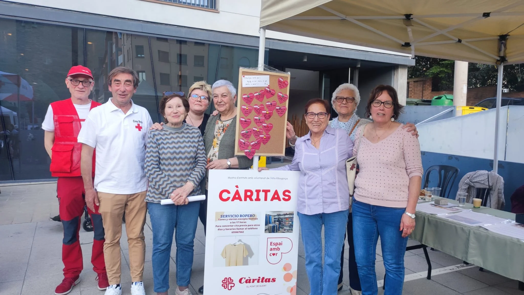 Set anys de compromís compartit: el rober de Càritas al Pont de Suert es converteix en una aula de solidaritat i sostenibilitat
