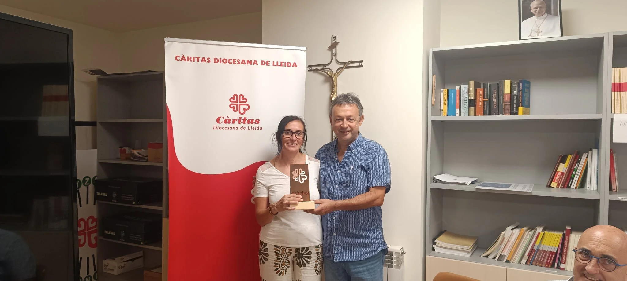 La Glòria Mateu inicia una nova etapa a Càritas Diocesana de Lleida