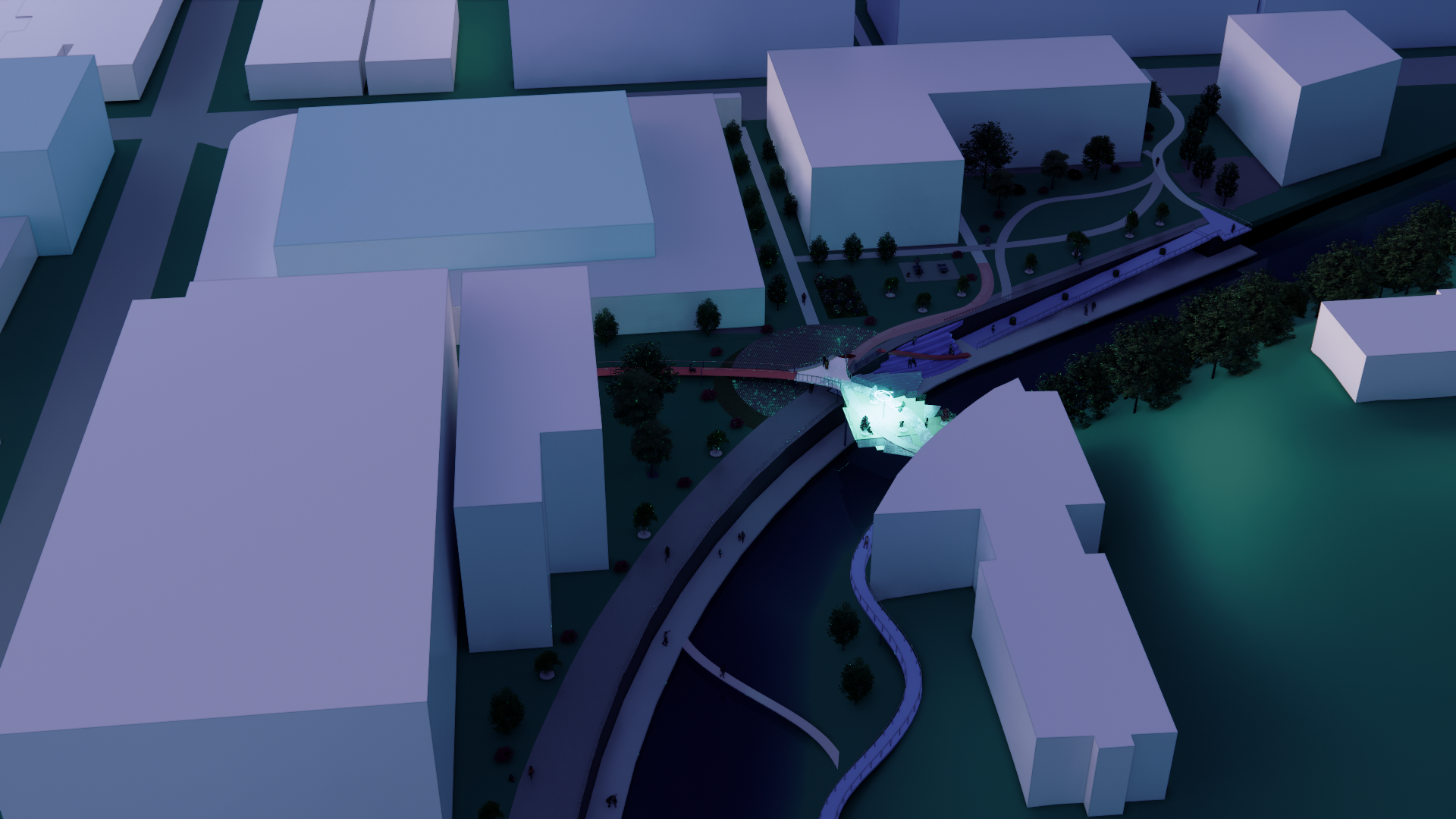 Bridge Plaza as Genius Loci- Connecting Urban Infill