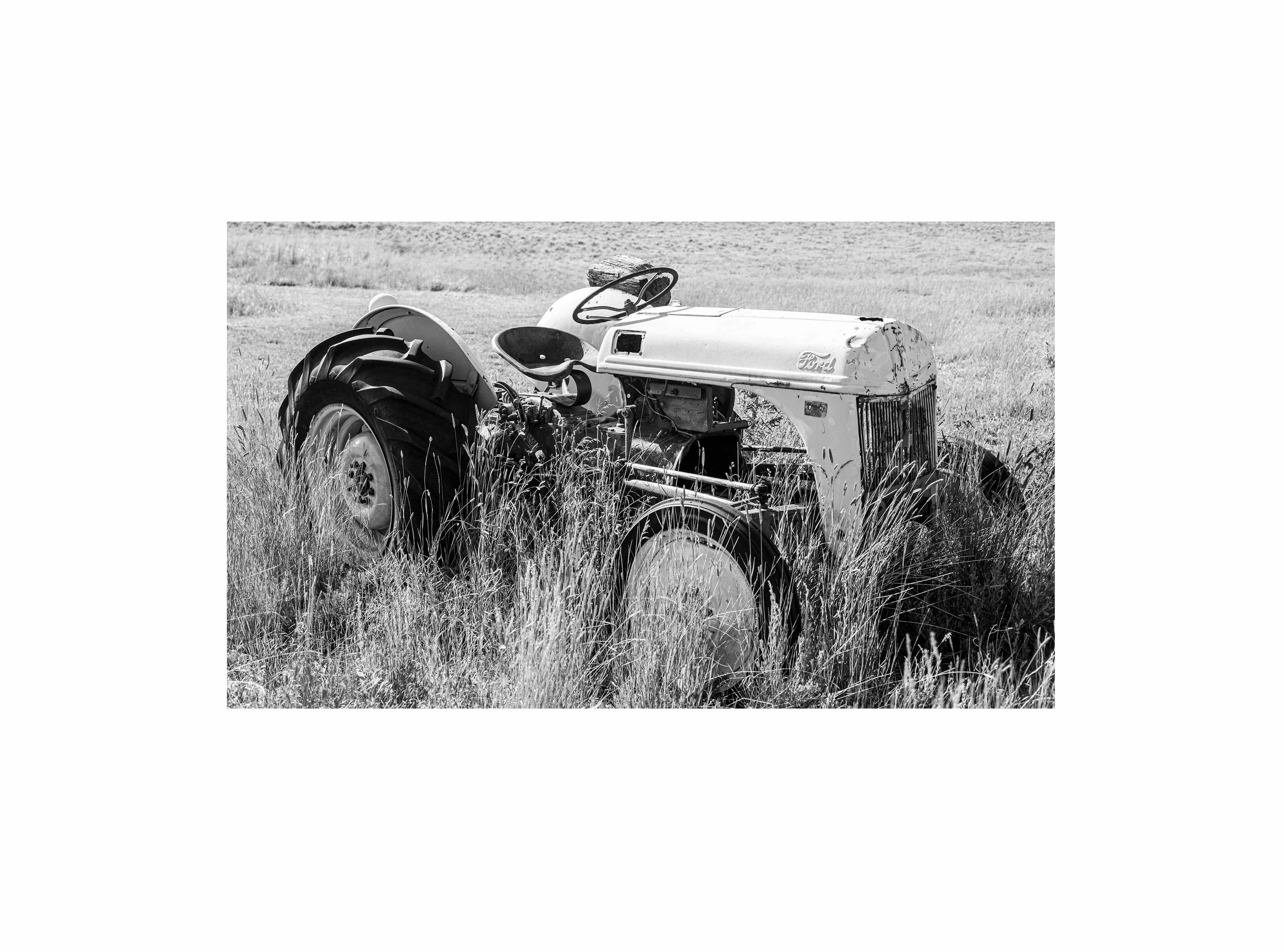  OLD FORD TRACTOR - JUNKYARD, MONTANA 