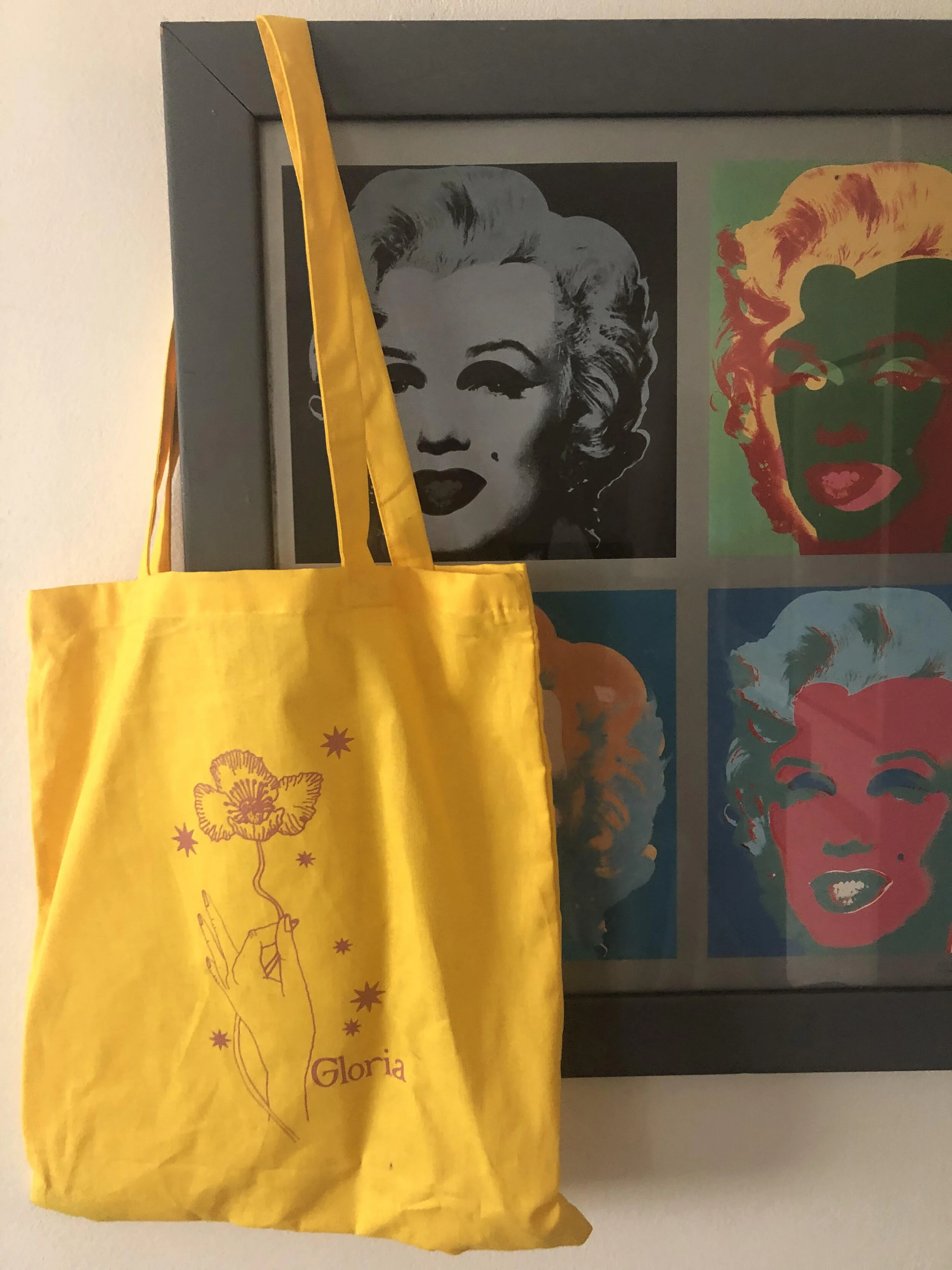 Yellow Gloria Tote Bag