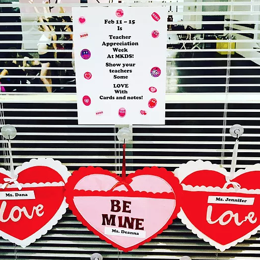 Leave a Valentine for your favorite teachers!