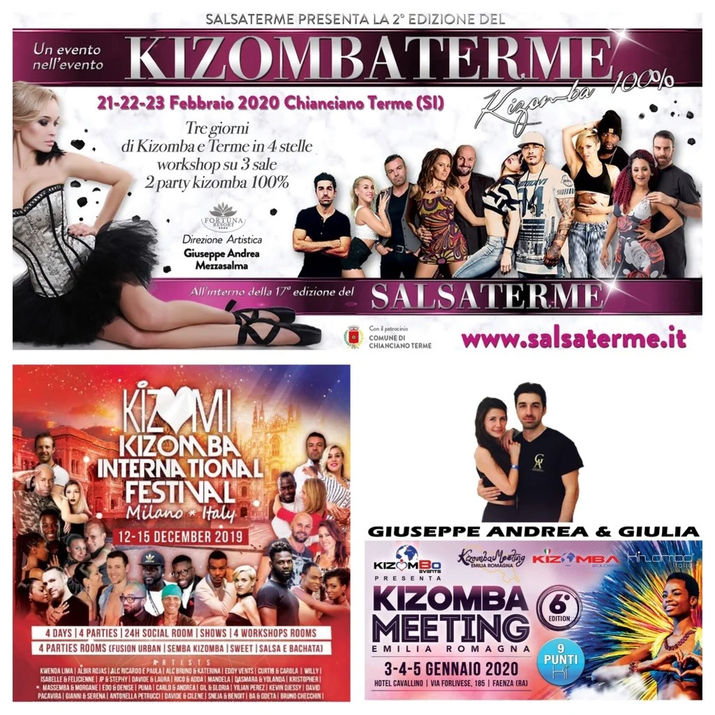  ...congressi di Kizomba nei prossimi mesi? Dicembre, Gennaio; Febbraio... Facciamo il punto....