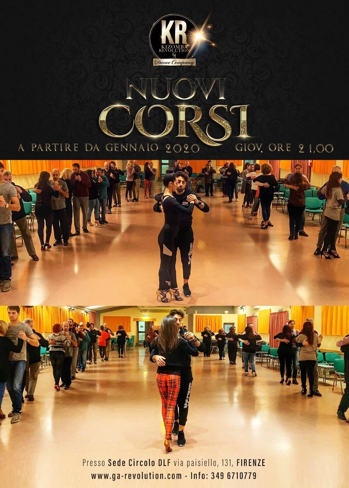 ...Nuovi Corsi di Kizomba a partire dal 7 Gennaio 2020! A grande richiesta, adesso è ufficiale!