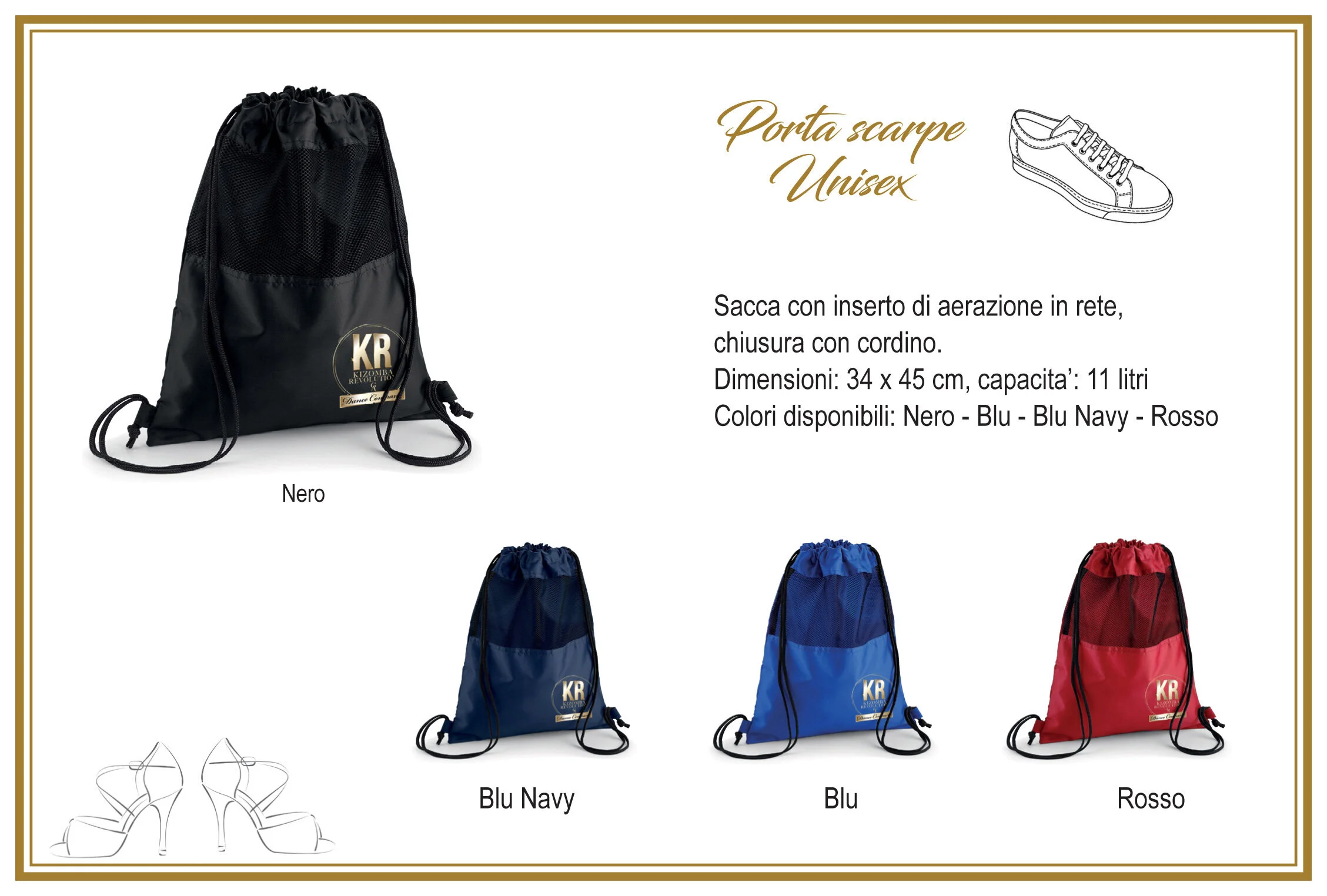 ...pronti a portare sempre con voi le scarpe da ballo nel 2021? Ecco il gadget che fa al caso vostro, con una promo limitata ed esclusiva!