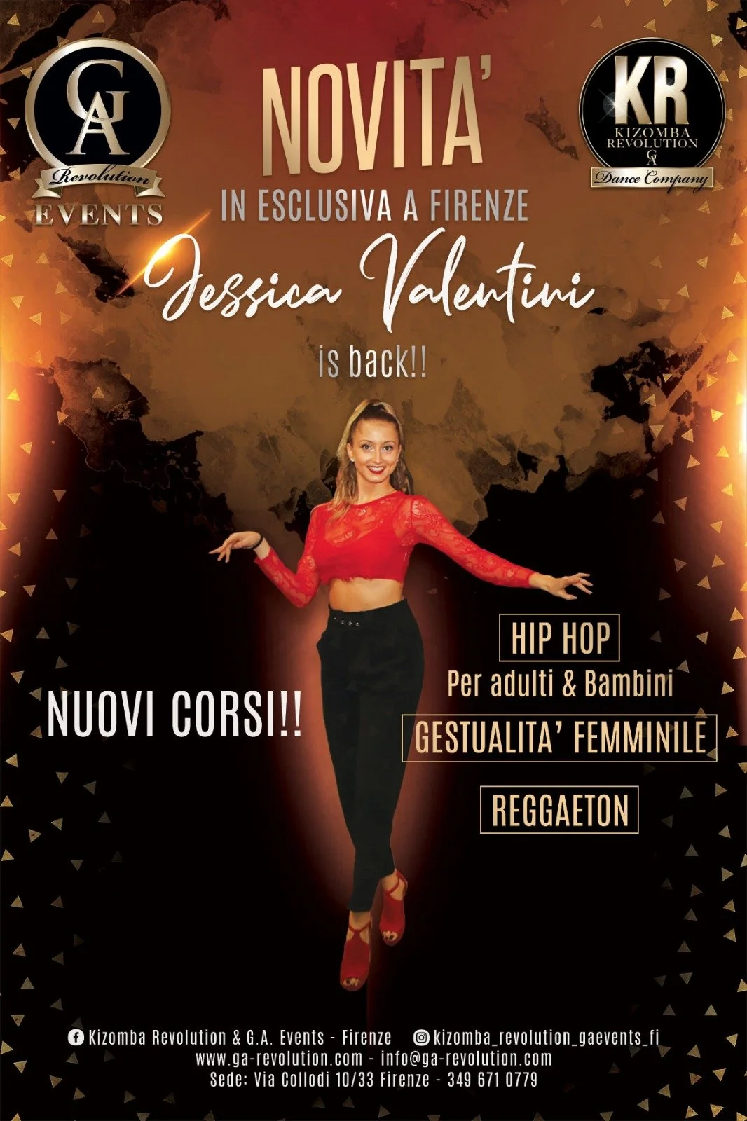 ...Gestualità Femminile, Hip Hop &amp; Reggaeton: a partire dal mese di Gennaio 2022, il nuovo Mercoledì  a cura di Jessica Valentini!