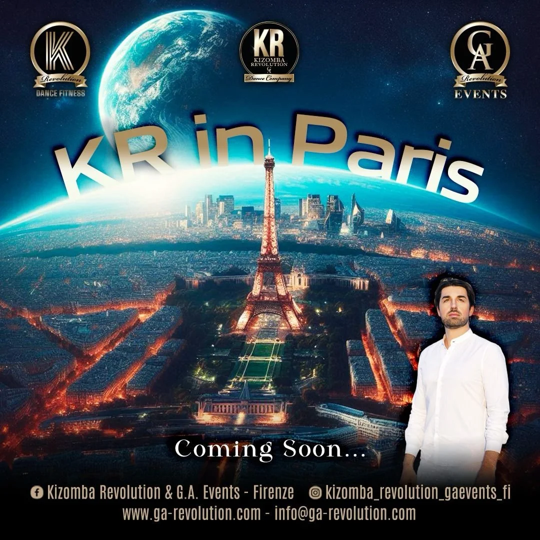 ....KR in Paris, è tutto vero: la nuova grande vacanza targata Kizomba Revolution passa dalla splendida Parigi!