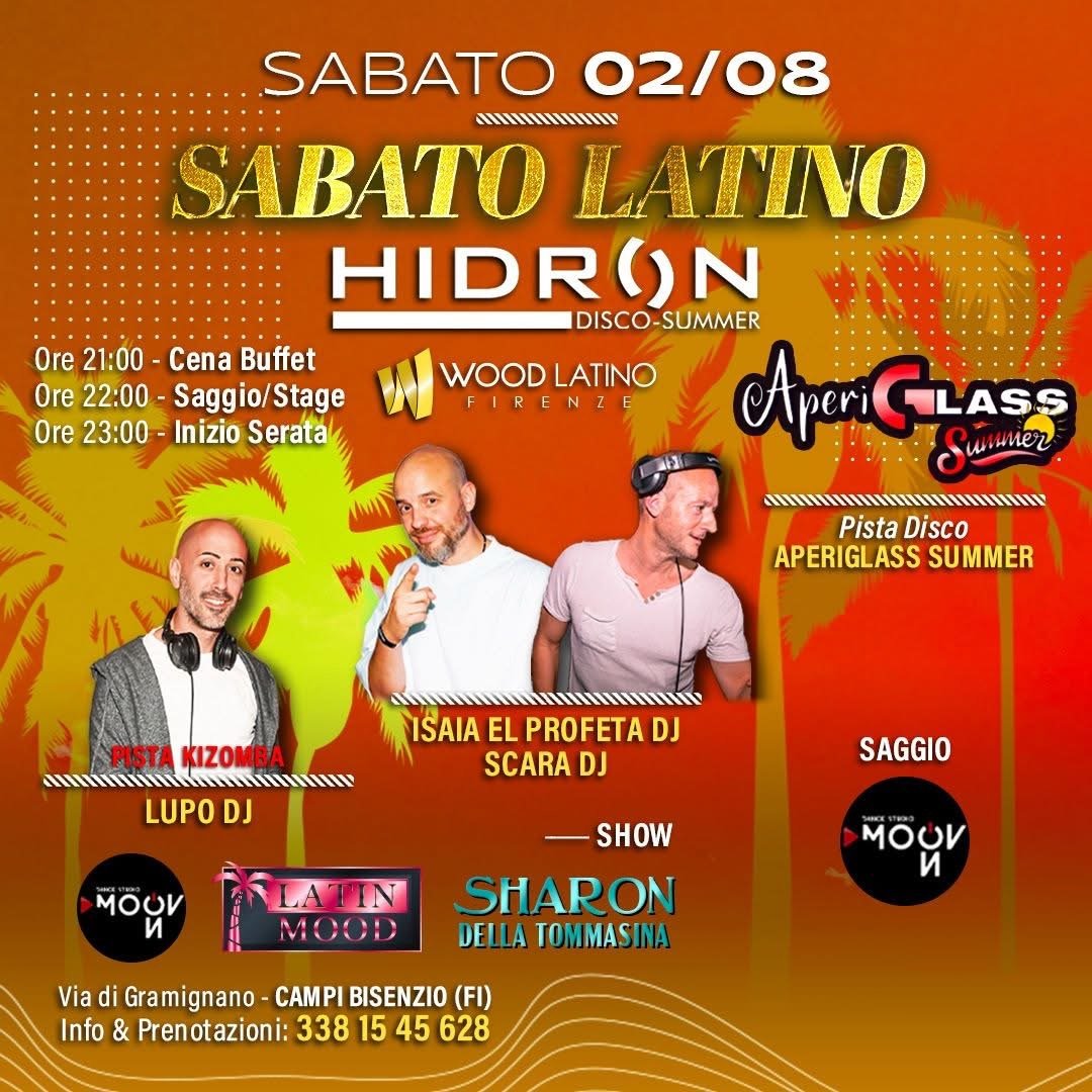 ...Sabato 02 Agosto, è decollato il Nuovo Hidron: la serata a 3 piste con Privè 100% Kizomba! Il Sabato Sera da non perdere!