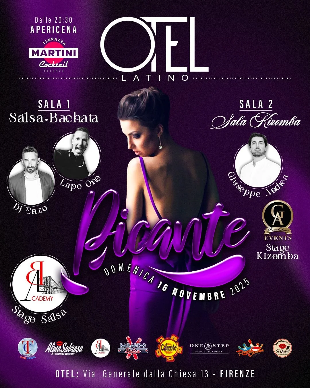 Ritorna la magica Domenica all'Otel in Doppia Pista con Privè 100% Kizomba! 