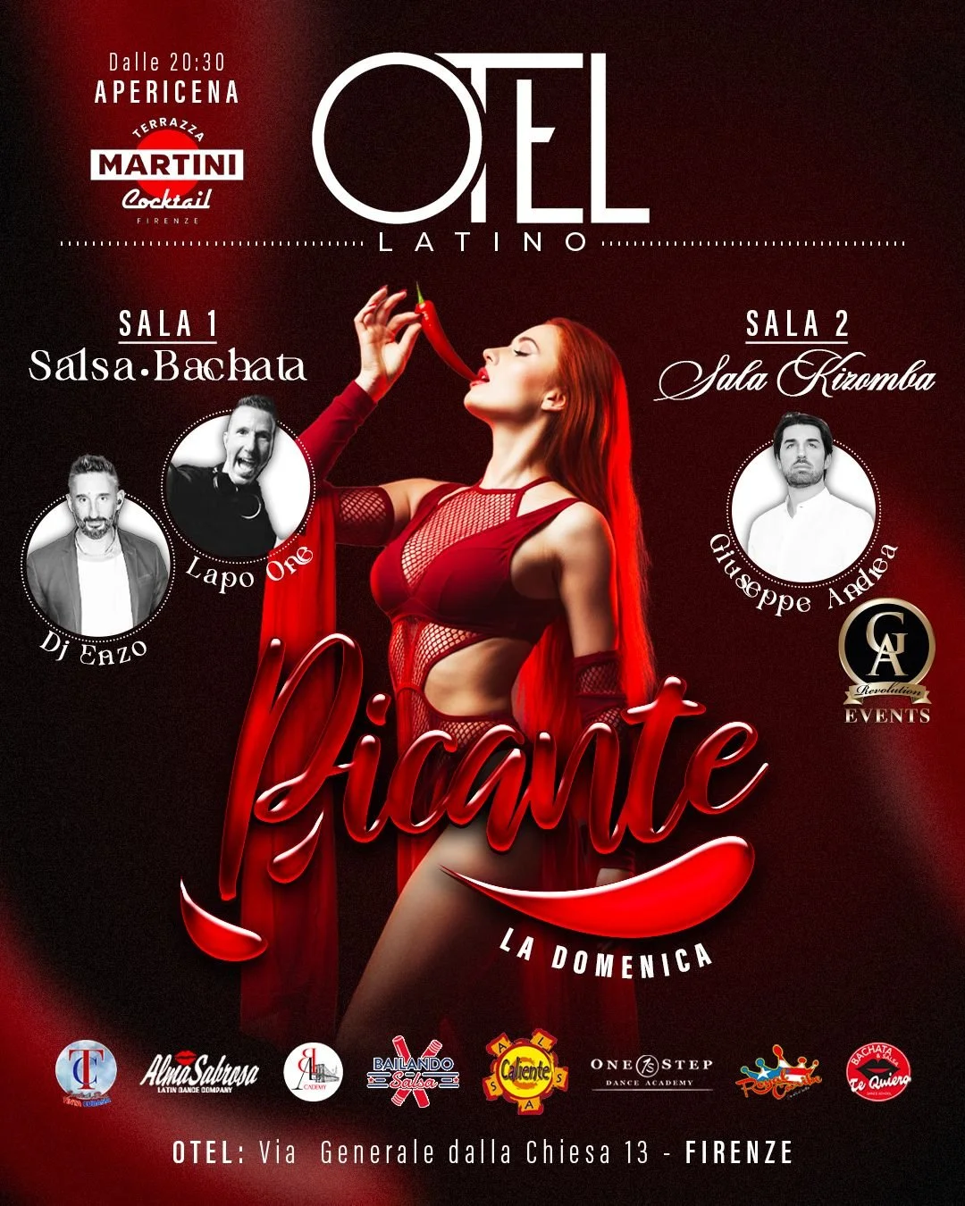 Ritorna la magica Domenica all'Otel in Doppia Pista con Privè 100% Kizomba!