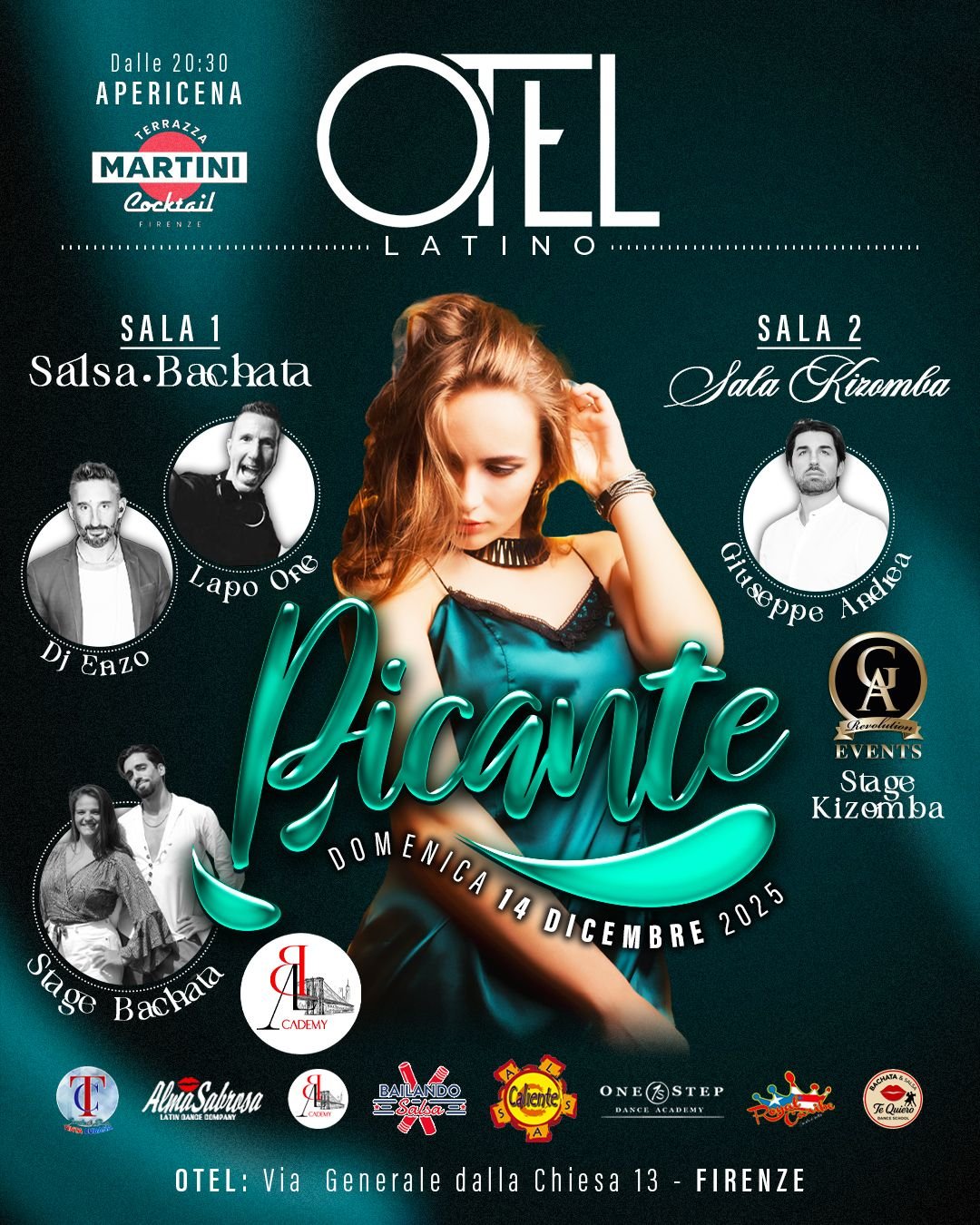Ritorna la magica Domenica all'Otel in Doppia Pista con Privè 100% Kizomba! 