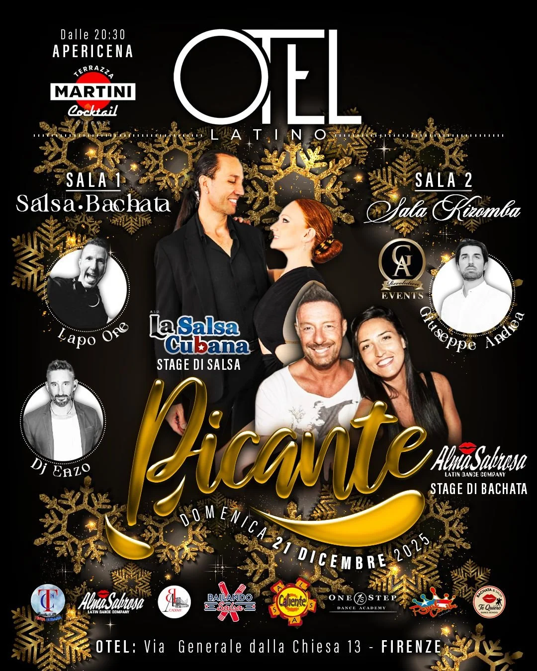 Ritorna la magica Domenica all'Otel in Doppia Pista con Privè 100% Kizomba! 