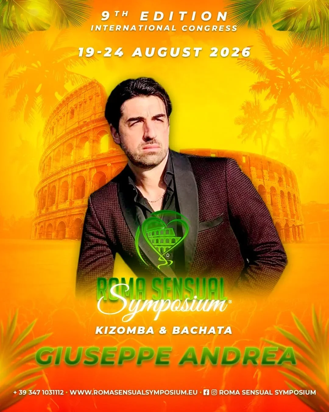 ...Presenti per un grande Congresso di Kizomba: arriva il Symposium, dal 20 al 23 Agosto 2026!