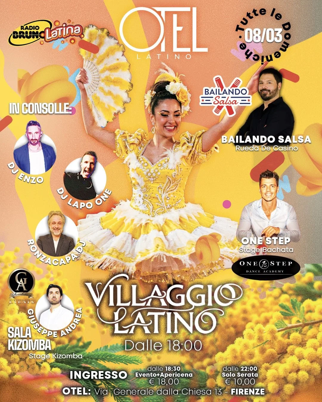 L'Otel si trasforma in un incredibile Villaggio Latino: si balla già dal tardo pomeriggio con Privè 100% Kizomba!