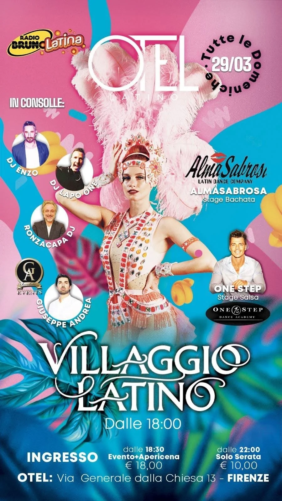L'Otel si trasforma in un incredibile Villaggio Latino: si balla già dal tardo pomeriggio con Privè 100% Kizomba!