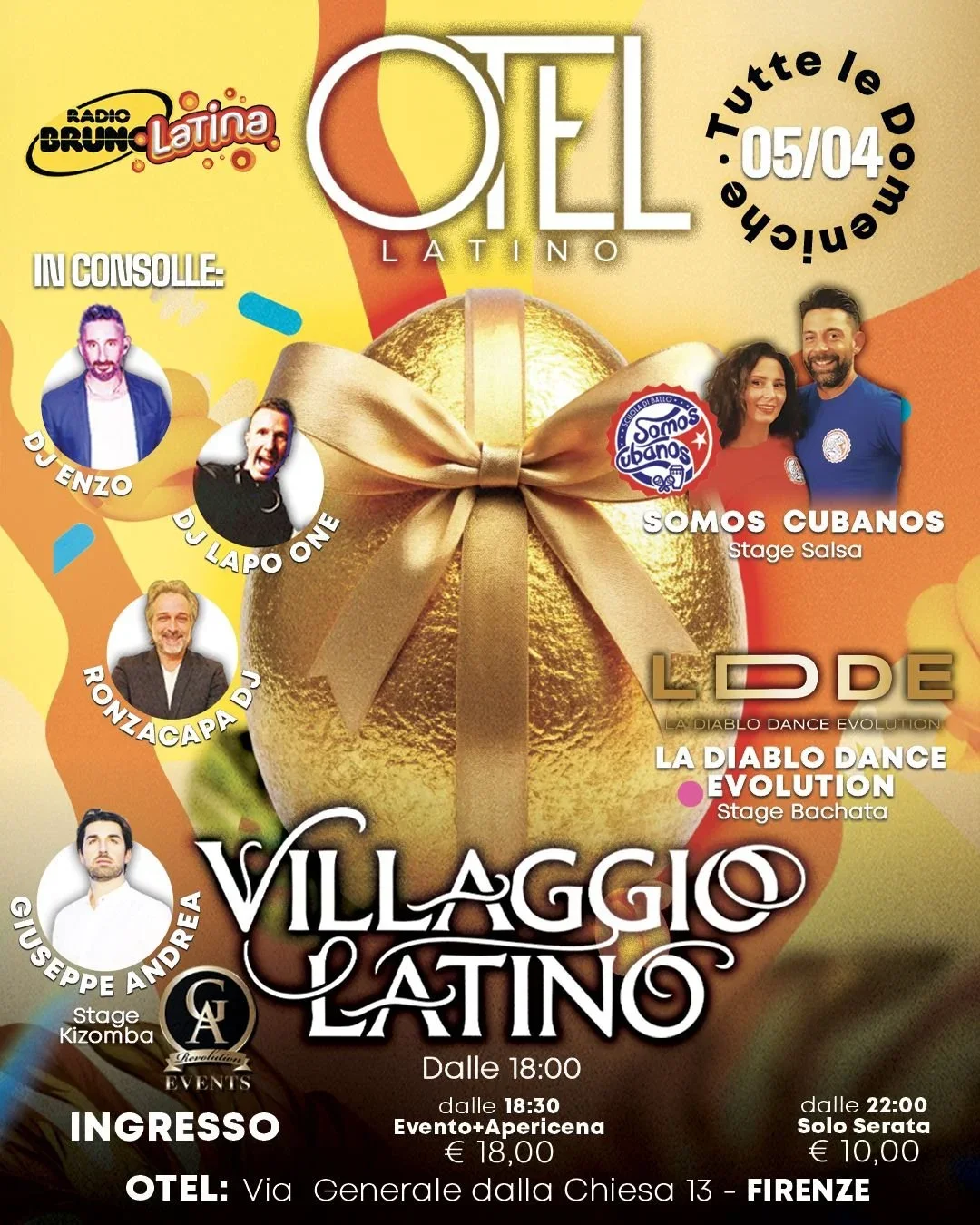 L'Otel si trasforma in un incredibile Villaggio Latino: si balla già dal tardo pomeriggio con Privè 100% Kizomba!