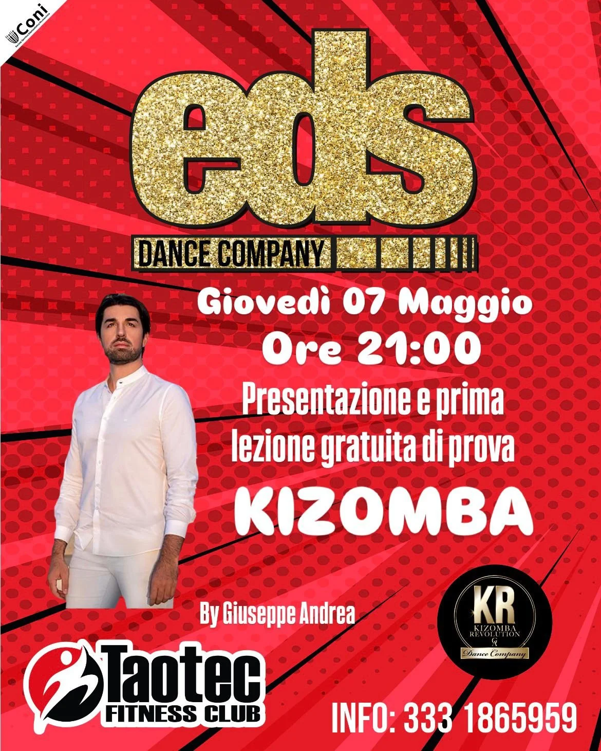 ....a furor di popolo, ritorna la Kizomba a Figline Valdarno! Giovedì 7 Maggio Presentazione e Prove Gratutite!