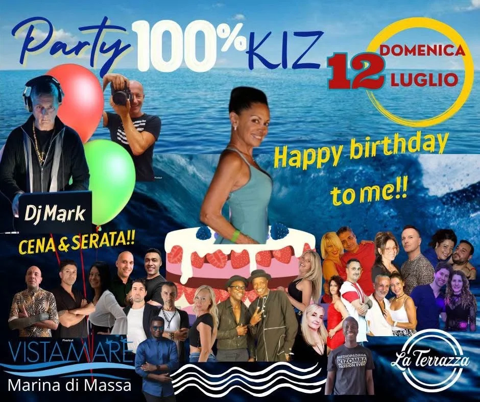 ...prosegue il tour per la Toscana Unita: Serata 100% Kizomba &amp; Happy Birthday Adriana!