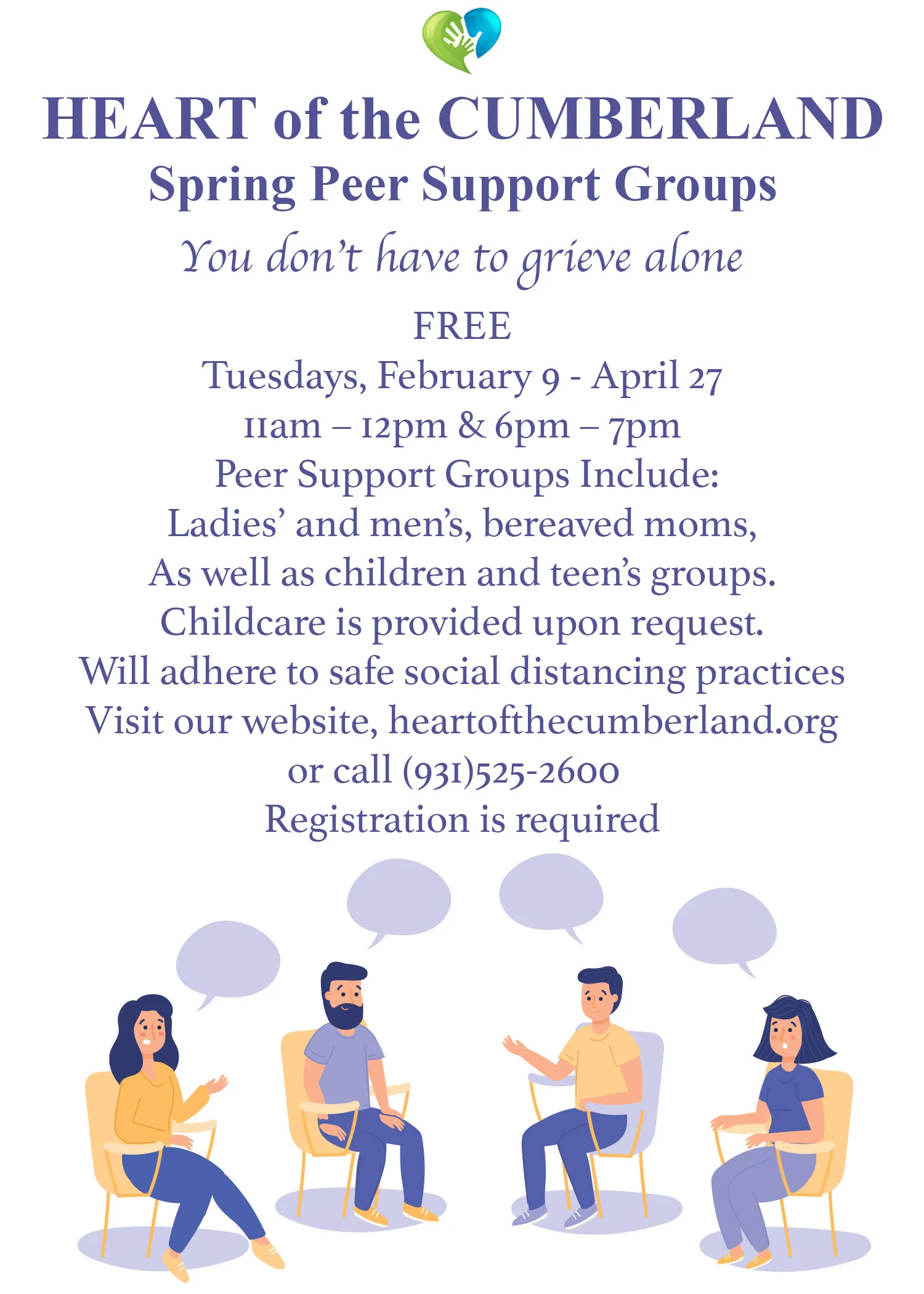 Spring Support Groups Now Forming