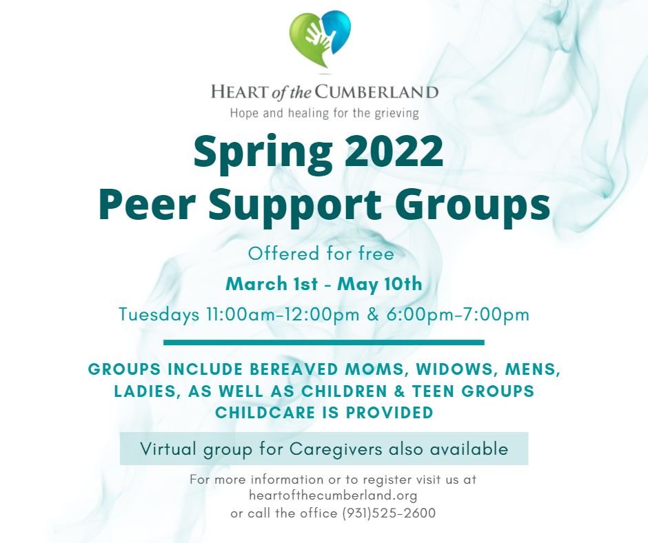 Spring 2022 Peer Support Groups