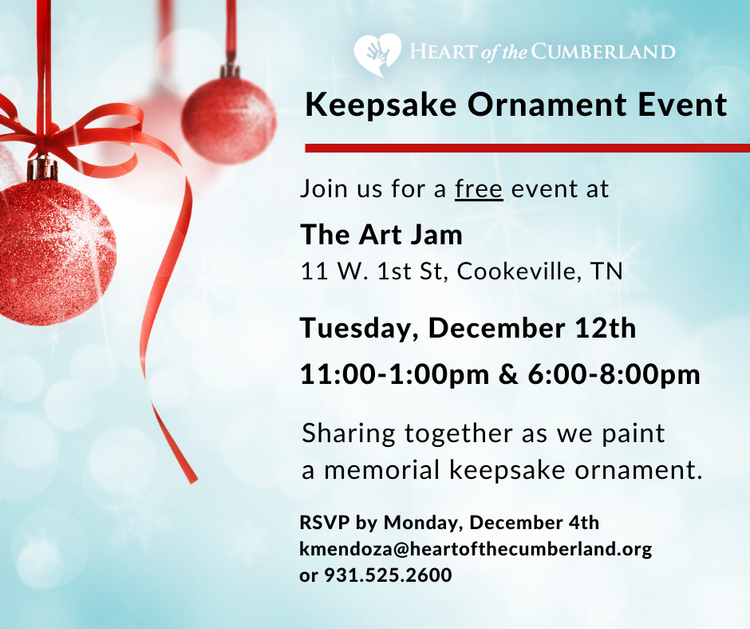 Keepsake Ornament Event (RSVP Required)