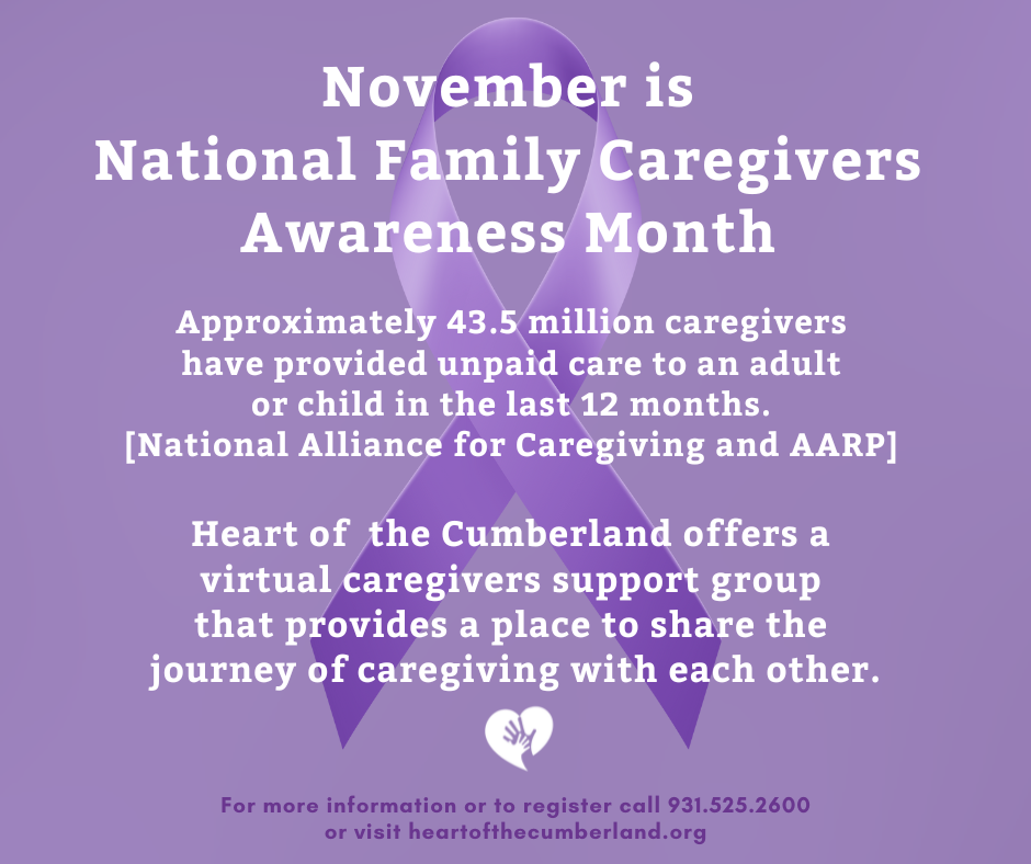November is National Family Caregivers Awareness Month