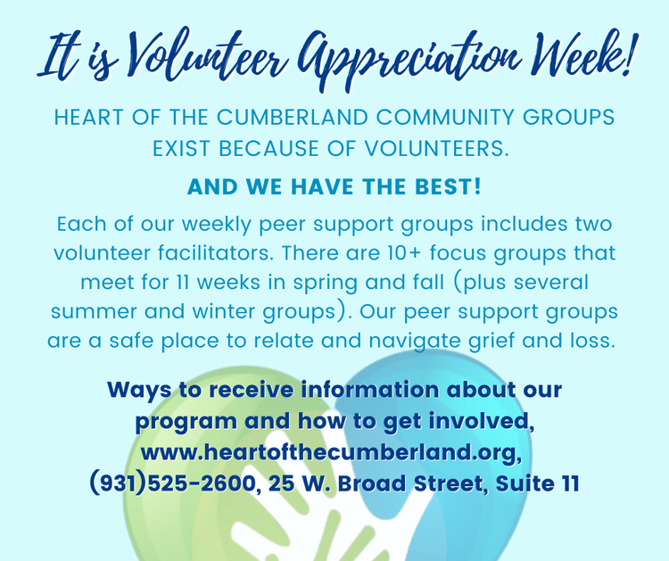It's Volunteer Appreciation Week!