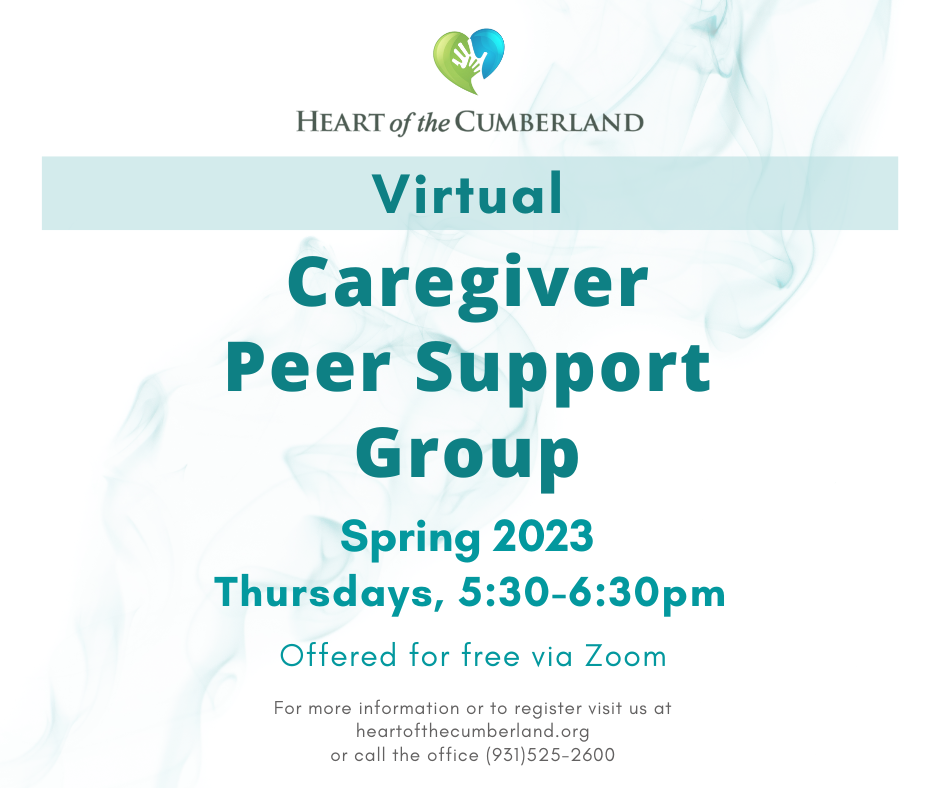 Spring 2023 Virtual Caregiver Peer Support Group