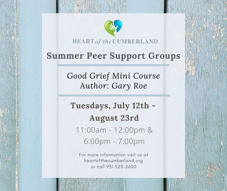Summer Peer Support Groups