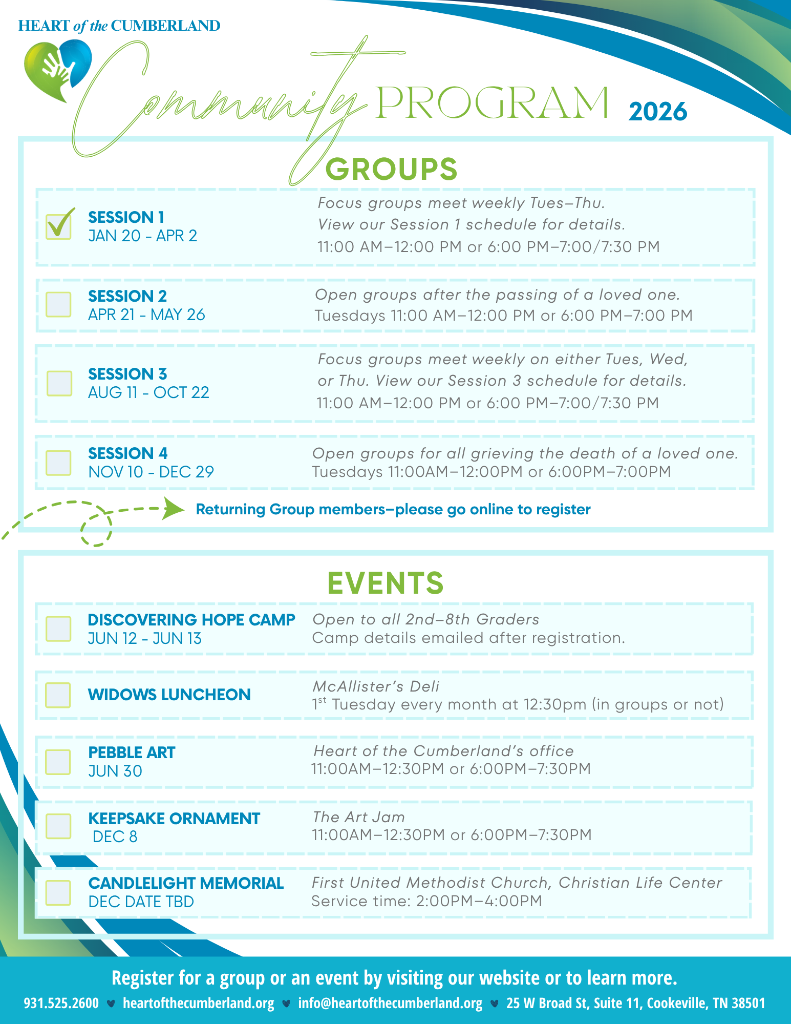 Community Program 2026