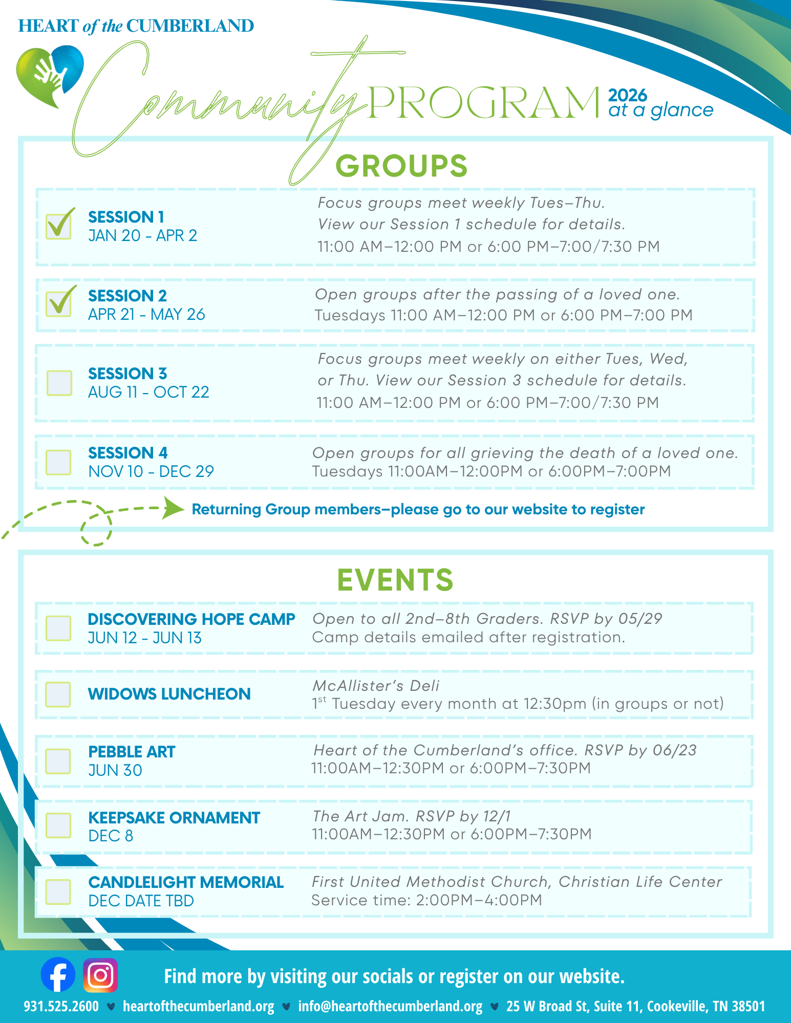 Community Program 2026