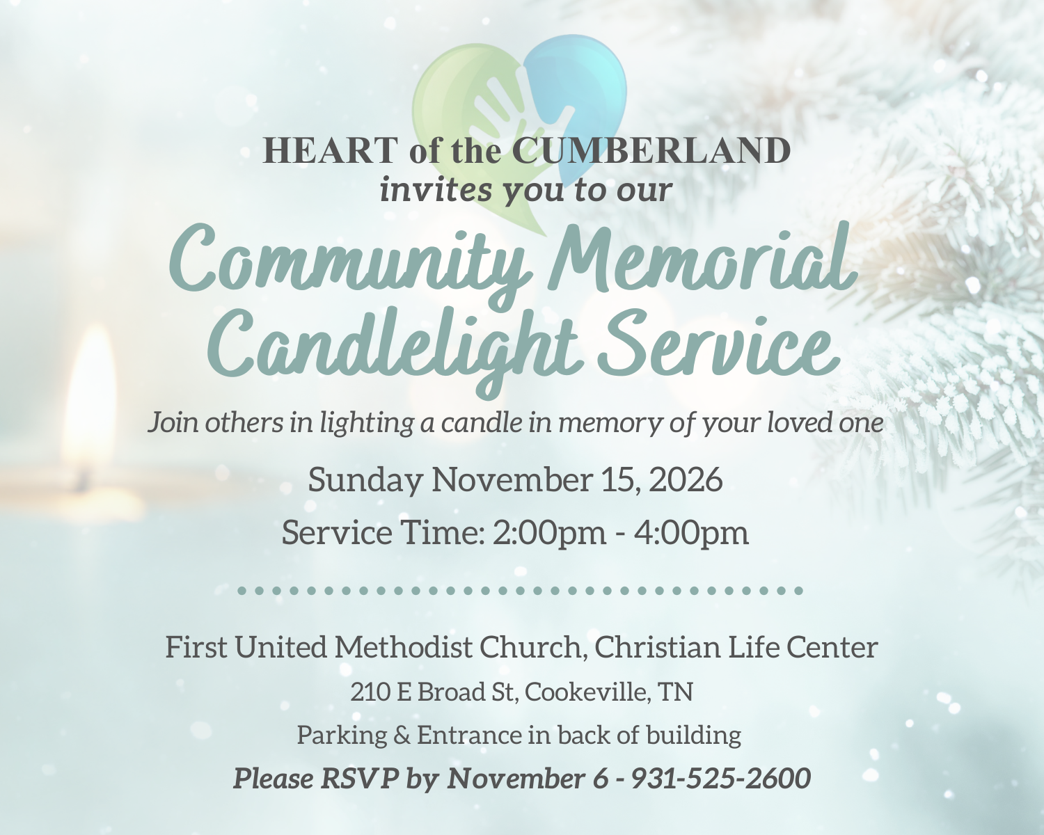 Community Memorial Candlelight Service
