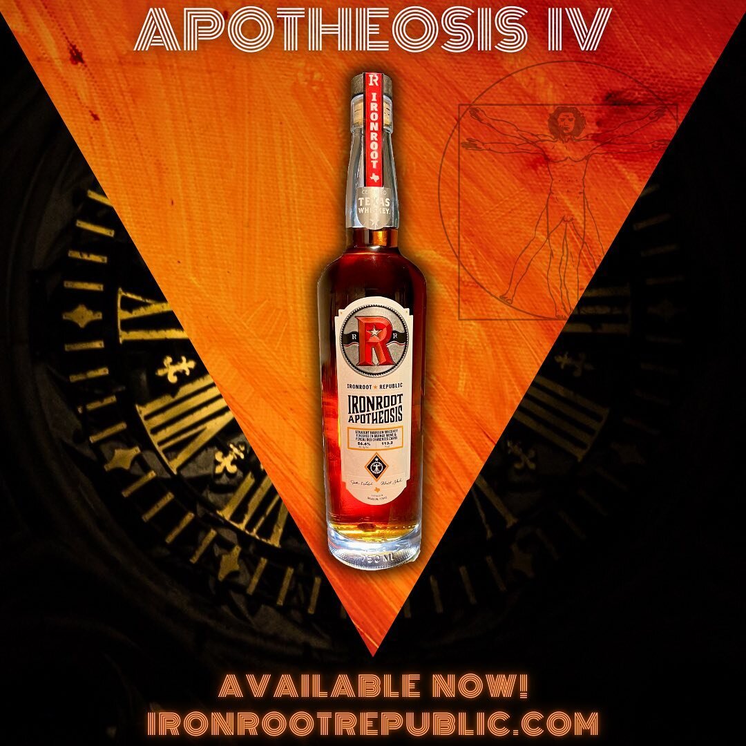 Purchase the latest bottling of our world&rsquo;s best cask-finished bourbon NOW at the distillery tasting room, or on our website at the link in bio.

Apotheosis IV is finished in Vino de Naranja (a.k.a. delicious Spanish orange wine) and Pineau des