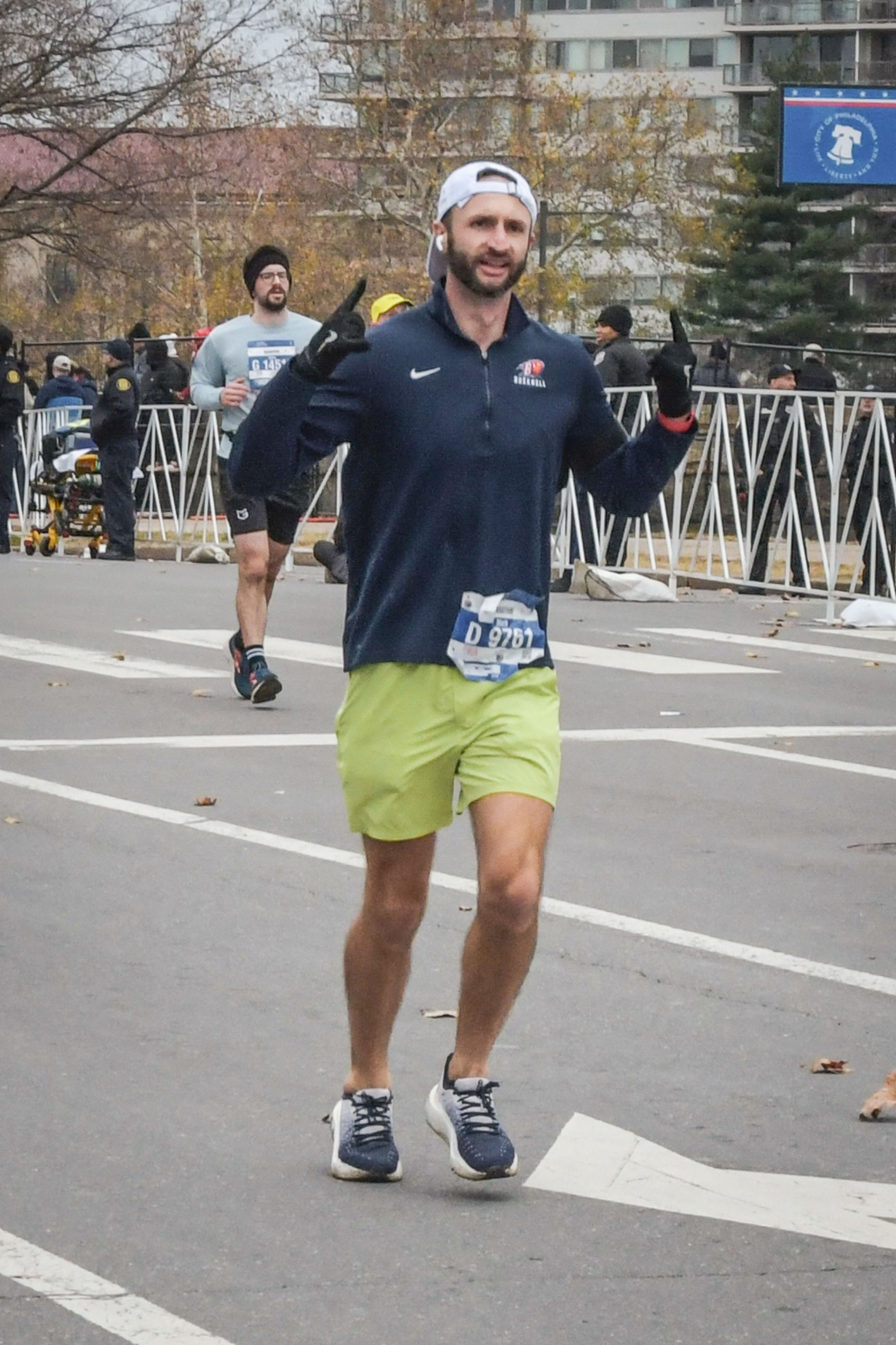 Nick Running in the 2025 Philly Marathon