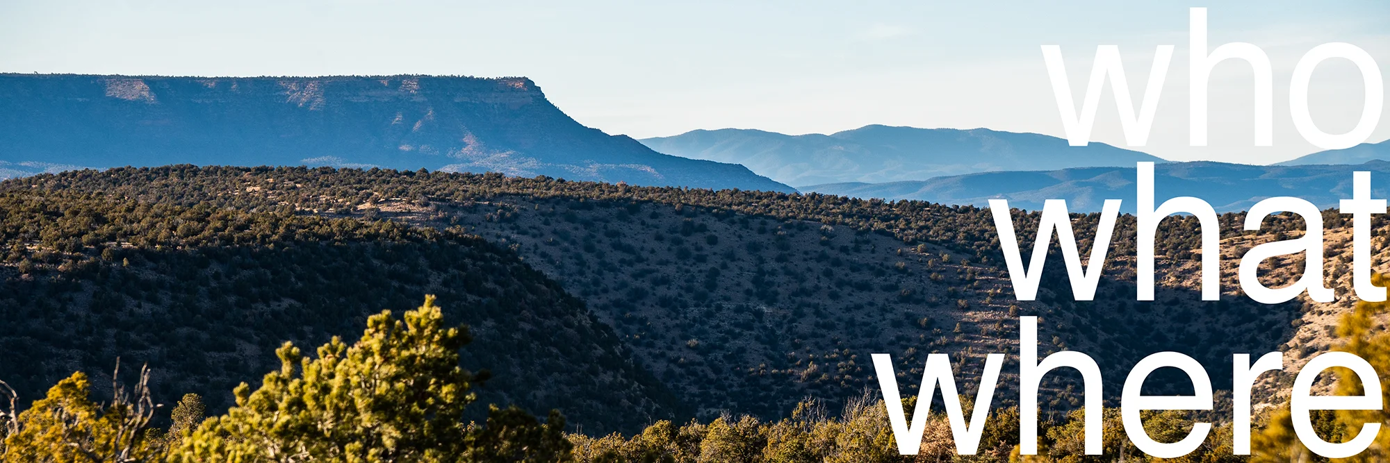 if pottery / who what where / high mesa view from the studio